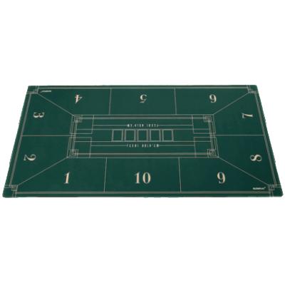 China Exquisitely Designed Custom Rubber Table Non-slip and Waterproof Mat Poker Mat Desk Poker Mat for Poker Table Game Top for sale