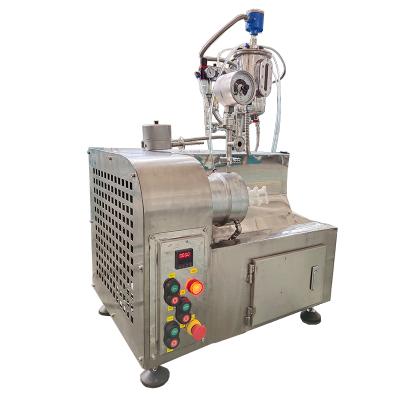 China Can Down To Degree 0.5L Nano Lab Nano Horizontal Bead Mill For Dye Lab Nano Grinding Machine For Ink for sale