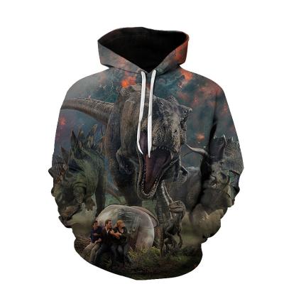 China Anti-pilling Factory Customized Men's And Women's Digital Printing Long Sleeve T-Shirt, Sweater, 3D Sublimation Dinosaur Hoodie for sale