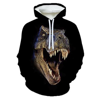 China Anti-pilling Factory Customized Men's And Women's Digital Printing Long Sleeve T-Shirt, Sweater, 3D Sublimation Dinosaur Hoodie for sale