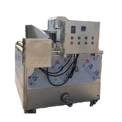 China Continuous Frying Line Vegetable Processing Plant Chicken Skewers Big Chicken Chop Frying Machine for sale