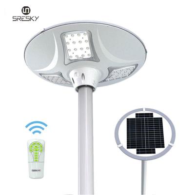 China Unique Round Garden Design Led Solar Street Light Price With Pole for sale