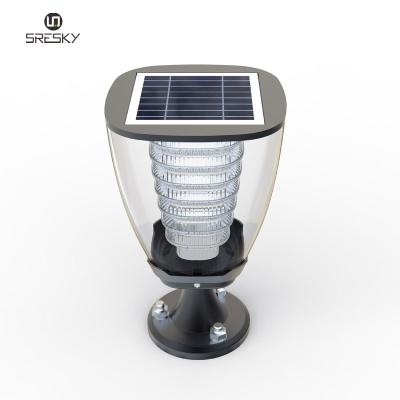 China SRESKY Hot Selling Outdoor Solar Garden Post Light, Led Gate Lamp, Solar Garden Light ESL-15 for sale