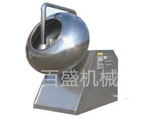 China automatic stainless steel hot air peanut coated machine for UK Client for sale