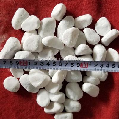 China Snow white gravel layout for sale