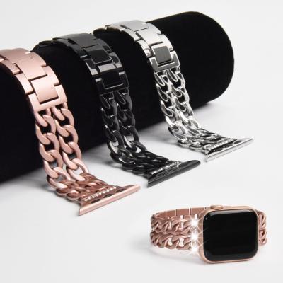 China Luxury High Quality Replacement Strap Stainless Steel Watch Band Strap For Apple Watch for sale