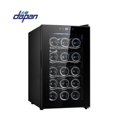 China Modern Desgin Passed ERP for EU 15 Bottle Wine Cooler Semiconductor Wine Fridge Cooling Iceless Wine Cooler for sale