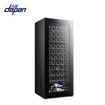 China Custom Hotel Wine Fridge , Wooden Shelves Wine Fridge , Dual Zone Wine Fridge for sale