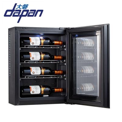 China Modern BCW-12 Hotel 110v 4 Bottles And Luxury Wide Wine Fridge , Wall Mounted Wine Fridge for sale