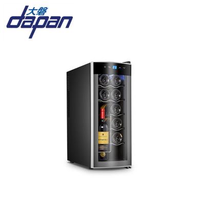 China Modern Popular Hotel Vertical Furniture Mini Wine Fridge Red Wine Barrel Fridge Cooler for sale