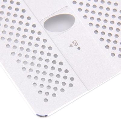 China Customized Aluminum CNC Milling Aluminum Plate With Hole Laser Engraving Logo Aluminum Anodizing Plate for sale