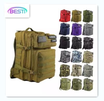 China Oxford 900D 45L waterproof militaers waterproof sports mochila gym backpack molle bagpack rucksack for sale