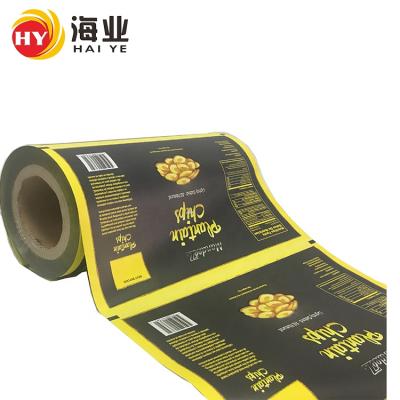 China Customized Moisture Proof Printed Laminated Plastic Food Packaging Roll Film for sale