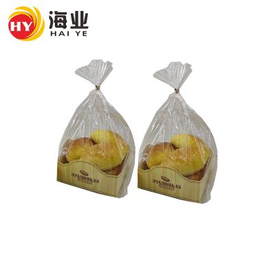 China Food Grade Toast Bread Barrier Bread Bag Plastic Clear Packaging Bag Self Adhesive Opp Plastic Bag With Logo for sale