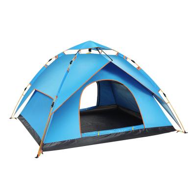 China Diagonal Tethering Type Wholesale Outdoor Camping Automatic Beach Tent 1-2 People Single Quick Opening Folding Tent for sale