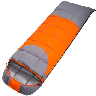 China Wholesale Envelope type down sleeping bag adult couples thickening outdoor autumn and winter camping camping minus 10 degrees cold for sale