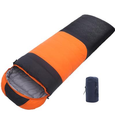 China Adult Outdoor Camping Winter Type Filled Down Sleeping Bag Travel Envelope Thickened Down1800 G Duck Rest Ultralight Adult Indoor Sleeping Bag for sale