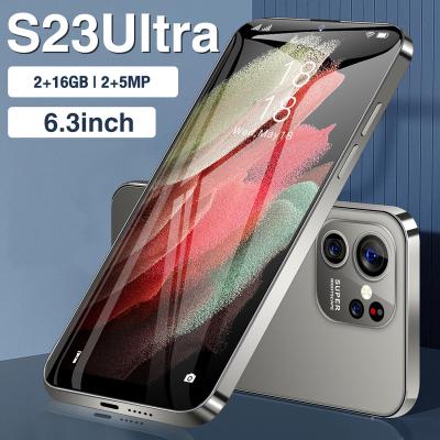 China Popular Dual SIM Card S23Ultra Network 4G Android 2+16 Smartphone 6.3