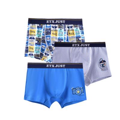 China Young Product New Product Men's Underwear Boys Panties Baby Breathable Soft Stylish Soft Cotton Shorts 95% For Cute Boys for sale