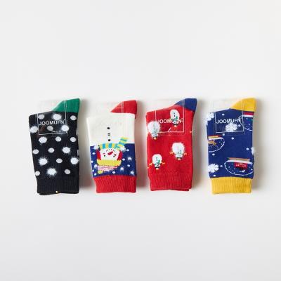 China Wholesale Cotton Sporty Crazy Colorful Tube Socks Baby Winter Autumn Christmas Cute Socks for sale