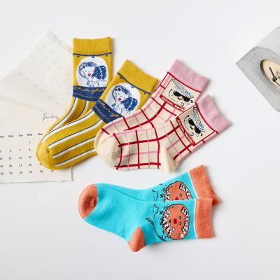 China Wholesale QUICK DRY Girls Winter Socks Kids Baby Bangs Boy Teen Tube Socks Cotton Fashionable Cartoon Pattern for sale