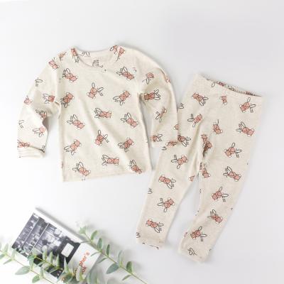 China Breathable Autumn Winter Cotton Pajamas Children's House Clothes Baby Kids Underwear Suits Men Women Delivery for sale