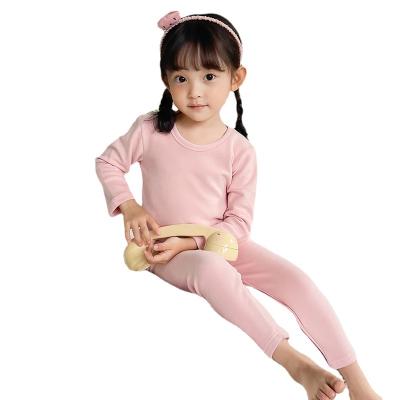 China Autumn And Winter New Striped Children's Breathable Underwear Set Cotton Children's Autumn Clothing Suit Wholesale for sale