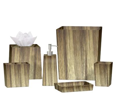 China Real Lifelike Original Resin Water Transfer Craft Bathroom Set for sale