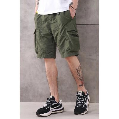 China Anti-wrinkle good quality summer sweat suit jogger cargo shorts set custom wholesale for sale