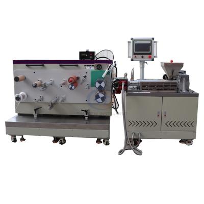 China Granules PE PVC PET Plastic Cast Stretch Film making machine PP film extruder machine with single screw Plastic Cast Film Production Line for sale