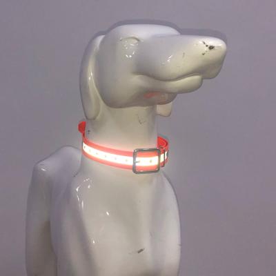 China Wholesale Viable Neon Orange Reflective TPU Coated Pet Trainer Dog Design Germany Nylon Dog Collars For Large Dogs for sale