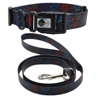 China Super Soft Custom DETACHED Patterns Dog Collar Designed , Waterproof Nylon Adjustable Collars For Dogs for sale