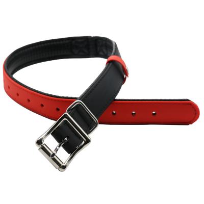 China Sustainable Waterproof Material PVC Padded Dog Collar , Nylon PVC Dog Collar Leash Supplies for sale