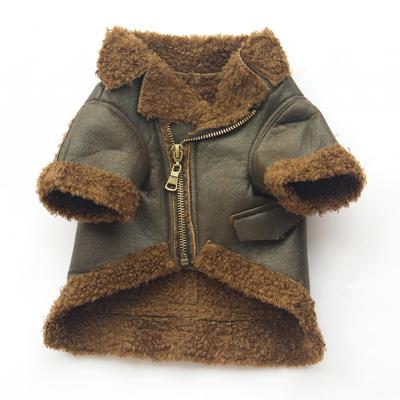 China Durable PU Leather Dog Clothes Dog Jacket Dog Coat, Wholesale Dog Jacket, Dog Clothes Winter for sale