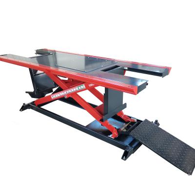 China 30% Prepayment Motorcycle Lifts For Garage Use Motorcycle Scissor Lift for sale