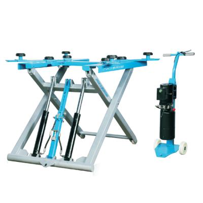 China separate 30% prepayment engine stand included manual single lock release easy to move portable scissor lift for family for sale