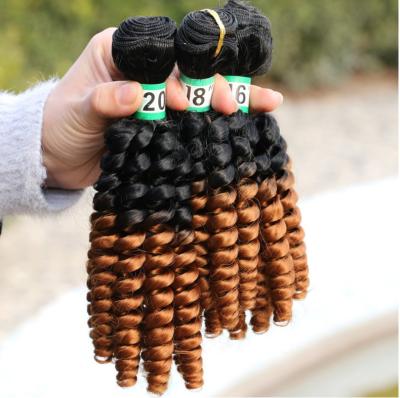 China FUMI High Temperature Synthetic Fiber Hair Bundles Curly Funmi Extensions For Woman for sale