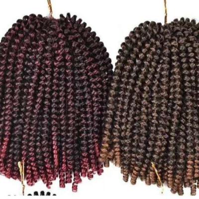 China Spring Twist Natural Ombre Hair Pre Twisted Braids Pre Looped Crochet Hair Passion Twist Hair Box Braiding 002 for sale