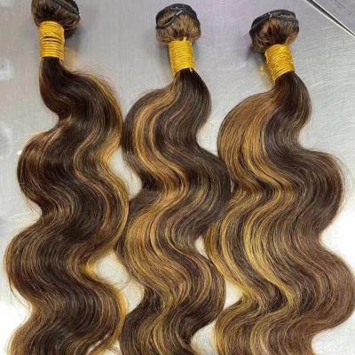 China p4/27 Piano Silky Straight Straight Drawn Wave Double Wave Extension Hair Bundles Brazilian Virgin Hair Vendors 9A 10A for sale