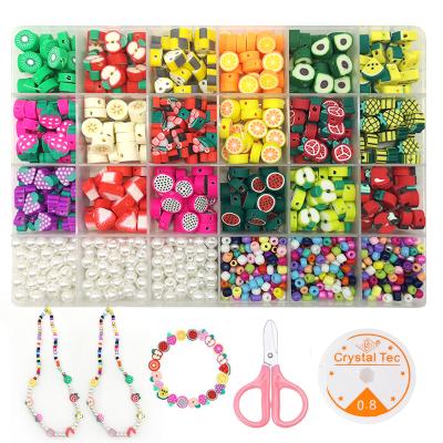 China Necklace Fruit Polymer Clay Beads Fruit Beads For Jewelry Making for sale