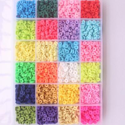 China 4800pcs Safety Style Bracelet Necklace Jewelry Accessories DIY Round Polymer Clay Bohemian Beads for sale