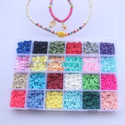 China 4800pcs Safety Style Bracelet Necklace Jewelry DIY Accessories Brown Polymer Clay Bohemian Beads for sale