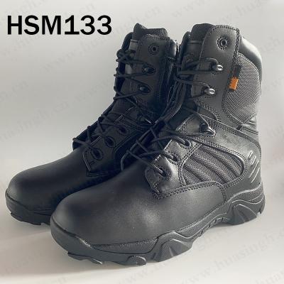 China ZK comfortable insole, EVA+mesh fabric outdoor training wear-resistant rubber sole combat boots HSM133 ground force tactical boots for sale