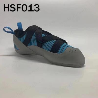 China ZK, Durable Rubber Fit Blue Rock Sole Indoor Climbing Shoes HSF013 38-47 Wide Comfortable Grip High Shoes for sale