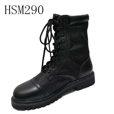 China XLY MILITARY, new DMS leather+nylon HSM290 disjointed military boots ranger force military combat boots for sale