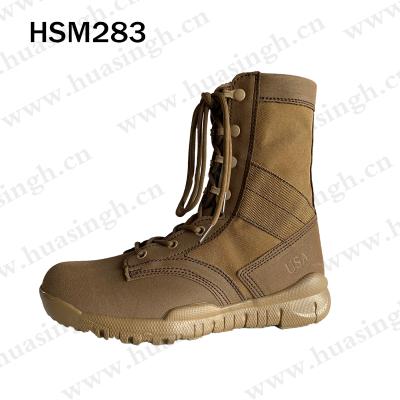 China Army XLY, high performance military operation coyote color combat boots light up increase army boots HSM283 for sale