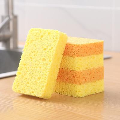 China Viable Custom Printed Kitchen Sponge and Scrubbing Pads Cellulose Cleaning Sponge Eraser for sale