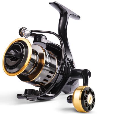 China Good Quality Metal Saltwater Fishing Spindle 12 All Metal Body Fishing Reels Baitcasting Fishing Wheels High Speed ​​Spinning Wheels for sale