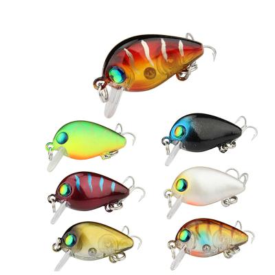 China ABS Wholesale Mini Hard Plastic Crankbait Lures 30mm Crank Fishing 1.8g Artificial Swimbait Isca PESCA Groundbait In Stock for sale