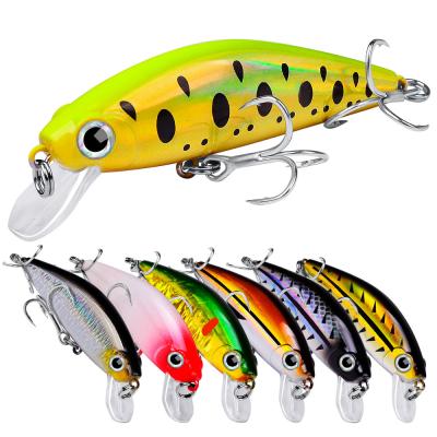 China Good Quality ABS Plastic Sinking Minnow Lures 8cm Hard 11g Baits Fishing Lures For Black Fish for sale